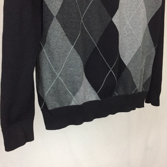 ARGYLE Light Cotton Sweater by Claiborne - Picture 5 of 6